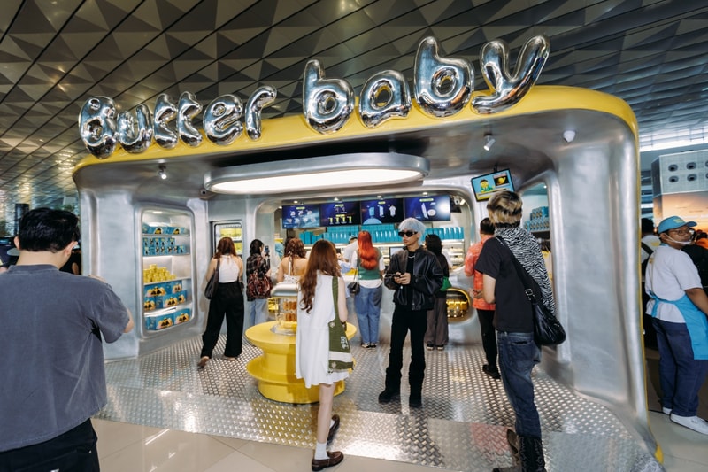 Butter Baby CGK Airport indonesia Opening Recap sculpture info