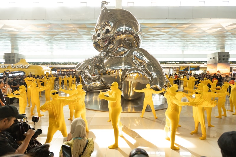 Butter Baby CGK Airport indonesia Opening Recap sculpture info