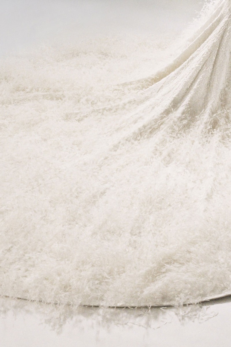 Closer Look at Matthieu Blazy's First Custom Chanel Haute Couture Wedding Dress Made for Dua Lipa callum turner