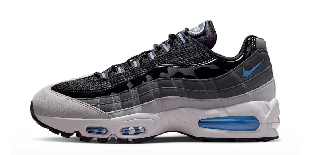 Nike Air Max 95 "Black/Grey Fog" Arrives With Football Accents
