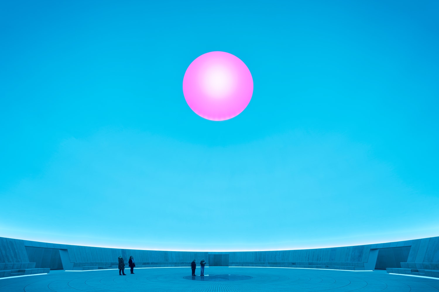 James Turrell Skyspace As Seen Above The Dome ARoS Aarhus Museum Denmark Art Artworks