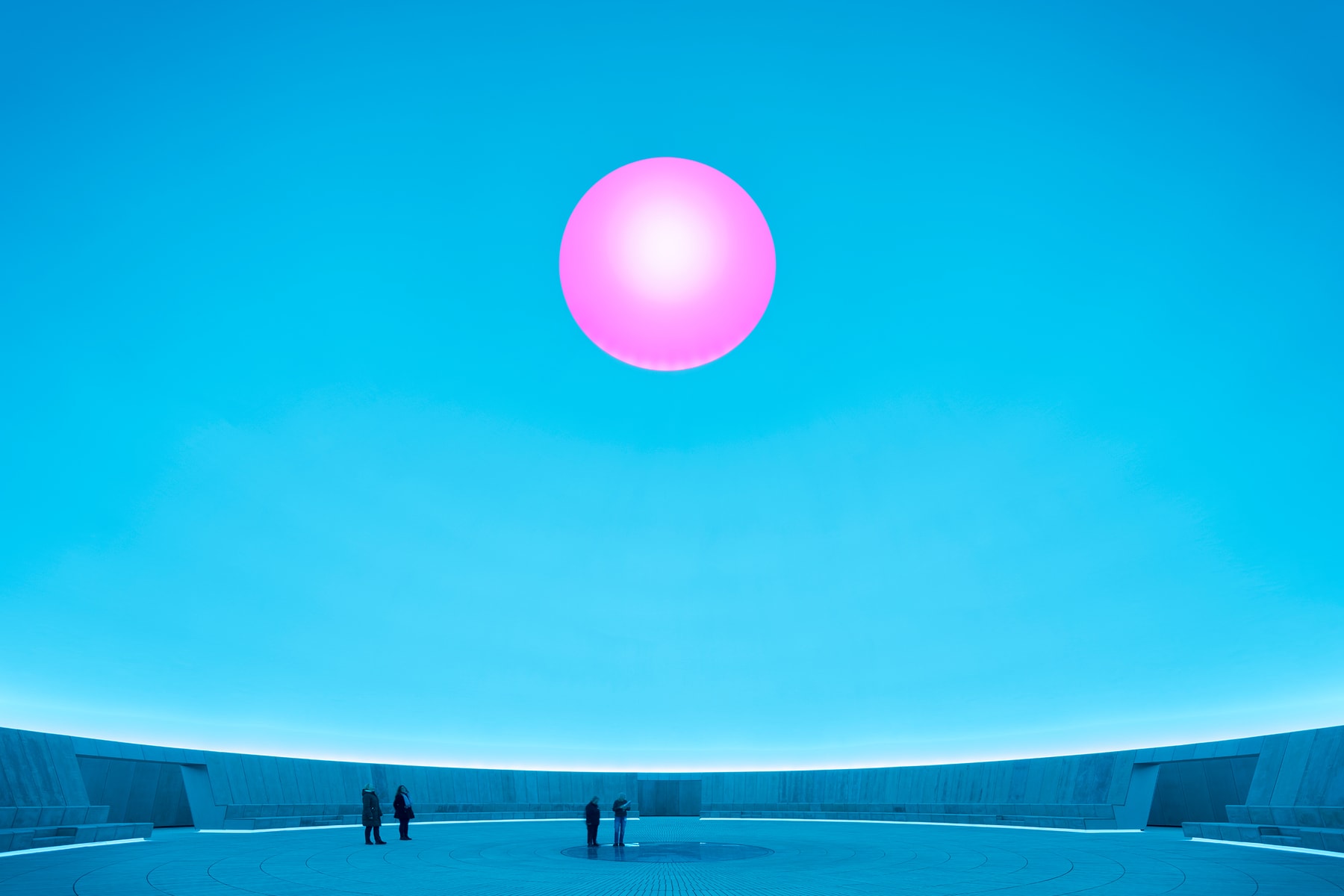James Turrell Skyspace As Seen Above The Dome ARoS Aarhus Museum Denmark Art Artworks