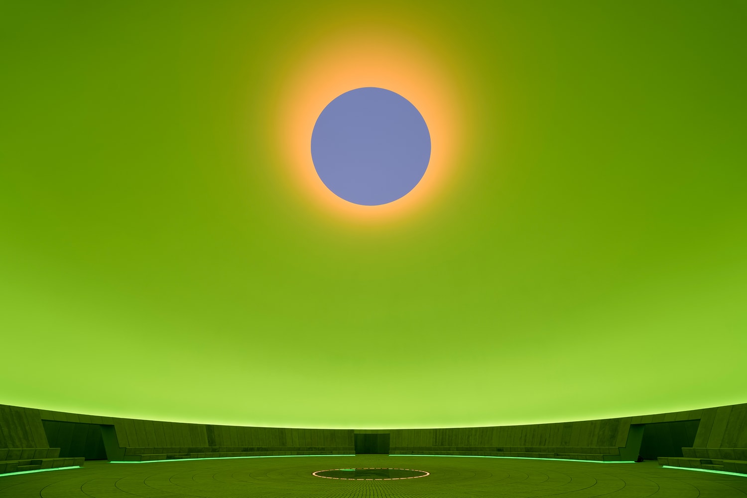 James Turrell Skyspace As Seen Above The Dome ARoS Aarhus Museum Denmark Art Artworks