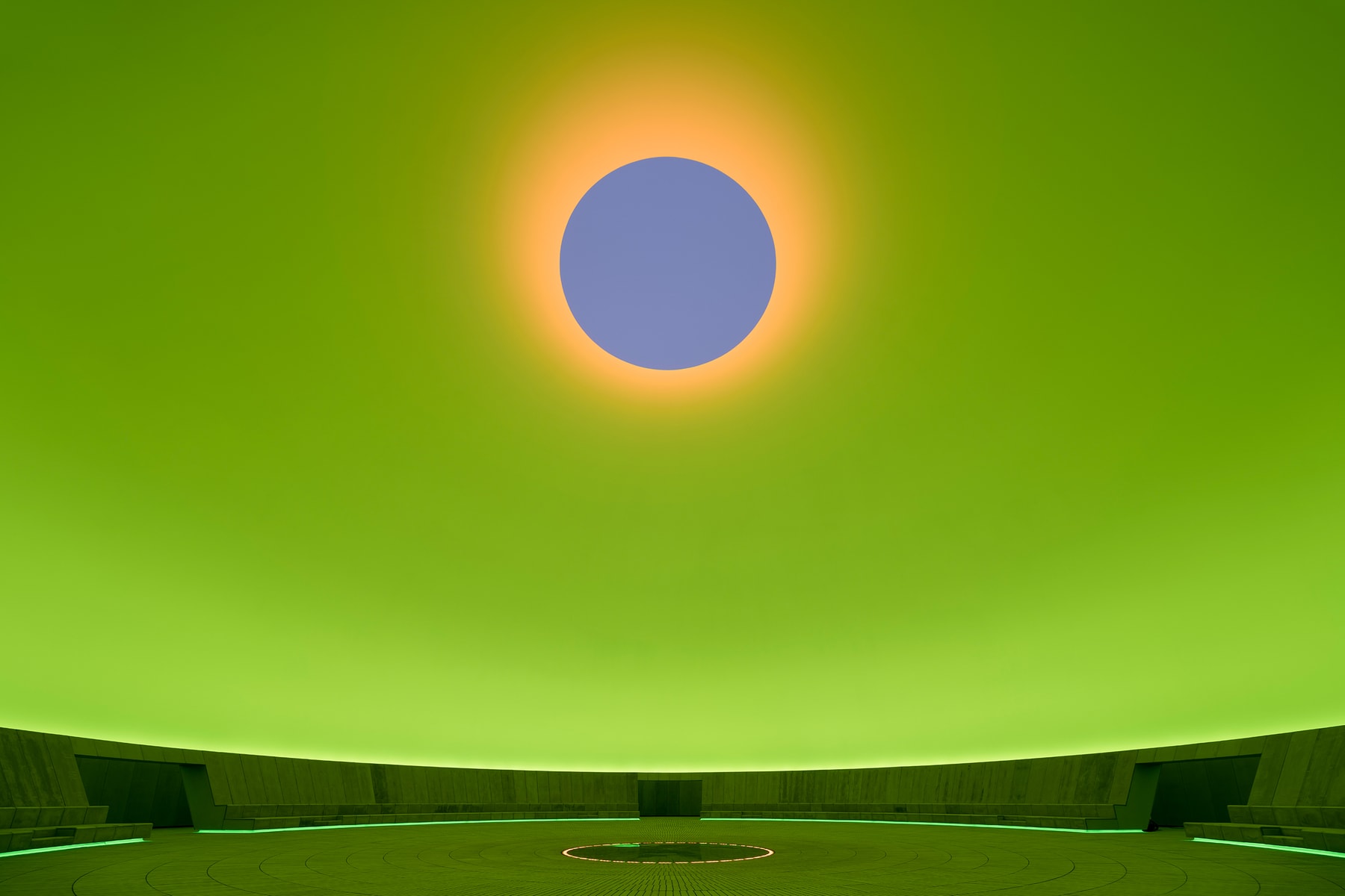 James Turrell Skyspace As Seen Above The Dome ARoS Aarhus Museum Denmark Art Artworks