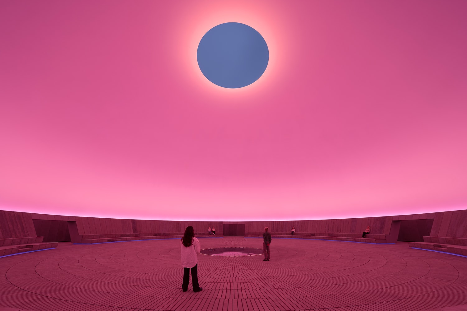 James Turrell Skyspace As Seen Above The Dome ARoS Aarhus Museum Denmark Art Artworks