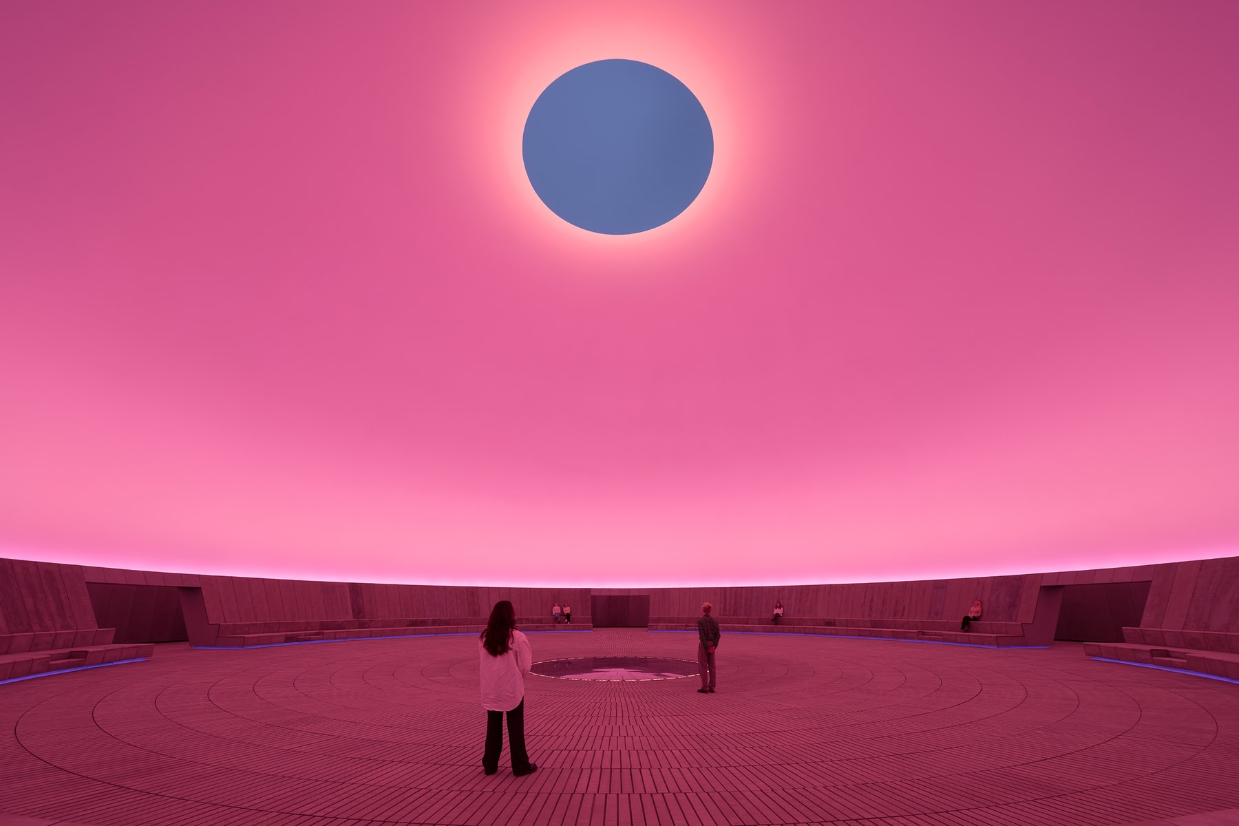 James Turrell Skyspace As Seen Above The Dome ARoS Aarhus Museum Denmark Art Artworks