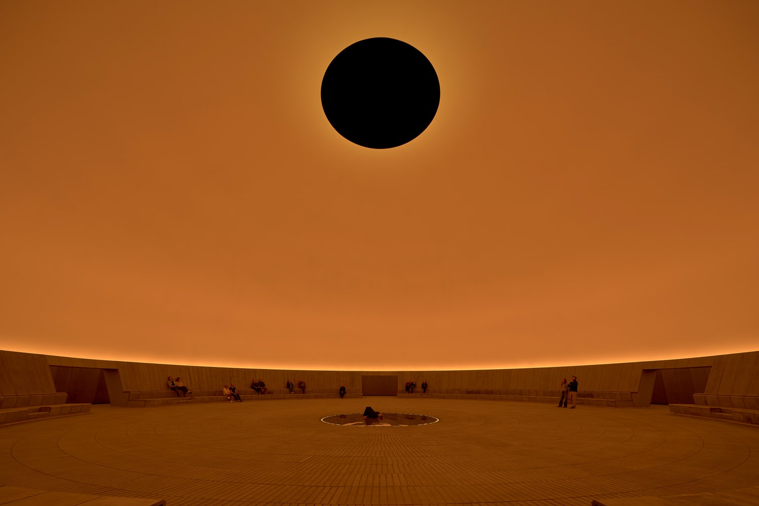 James Turrell Skyspace As Seen Above The Dome ARoS Aarhus Museum Denmark Art Artworks