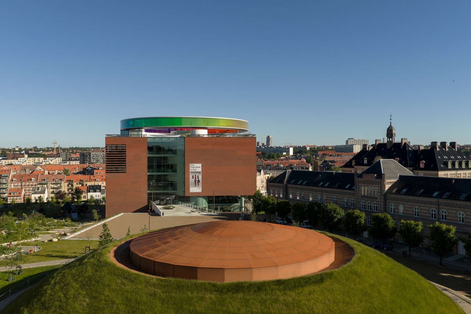 James Turrell Skyspace As Seen Above The Dome ARoS Aarhus Museum Denmark Art Artworks