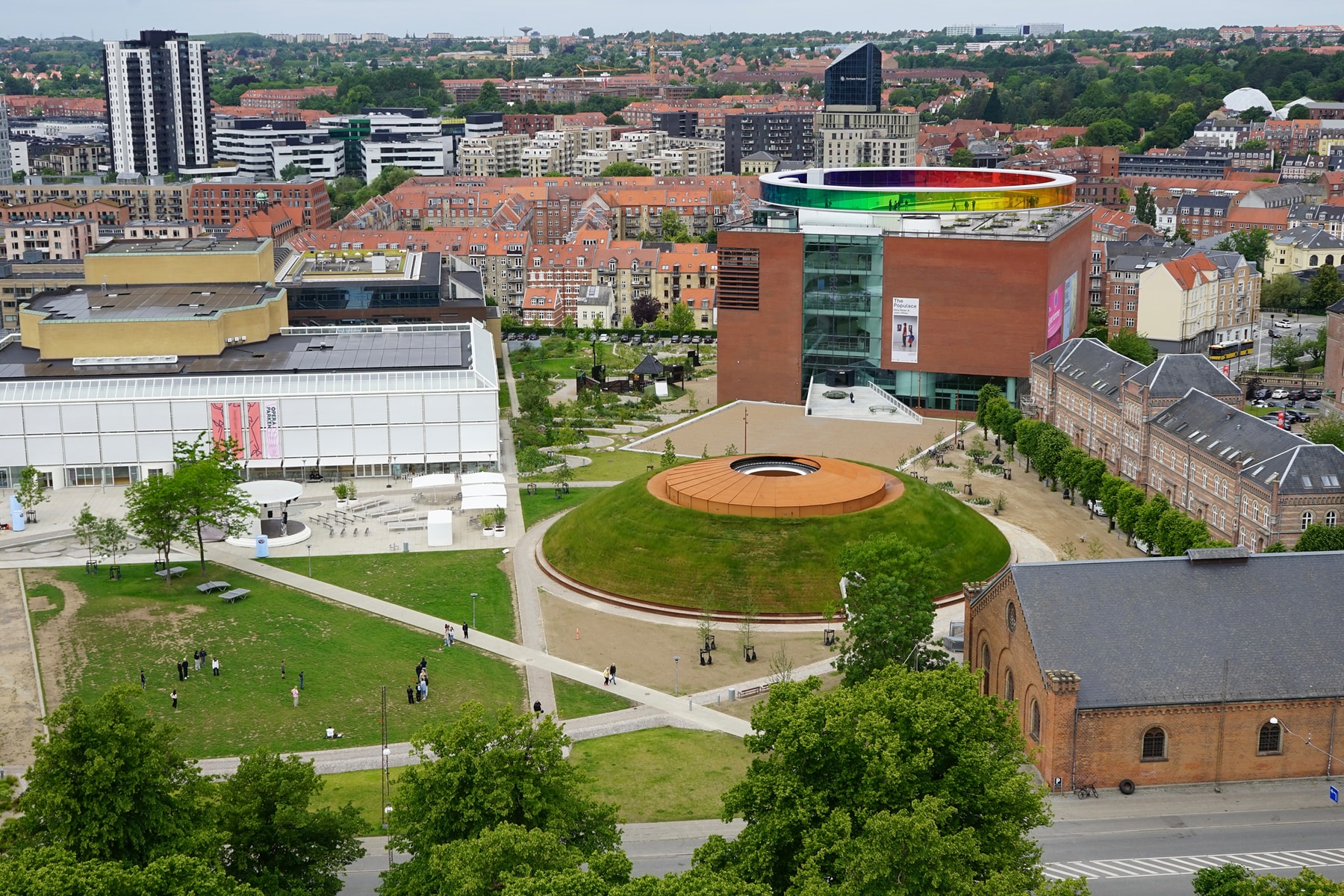 James Turrell Skyspace As Seen Above The Dome ARoS Aarhus Museum Denmark Art Artworks