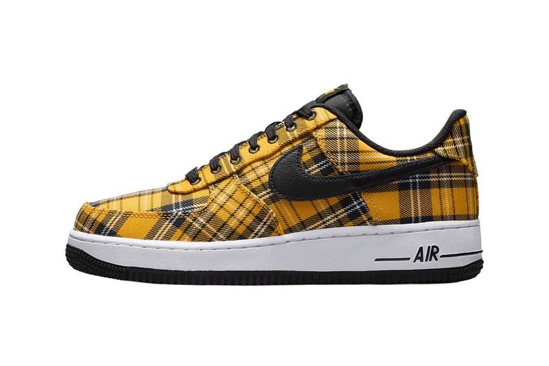 Nike Air Force 1 Low "Clueless” Yellow Plaid Multi-Color/Yellow Ochre/White/Black IR5596-900 Official Images Info