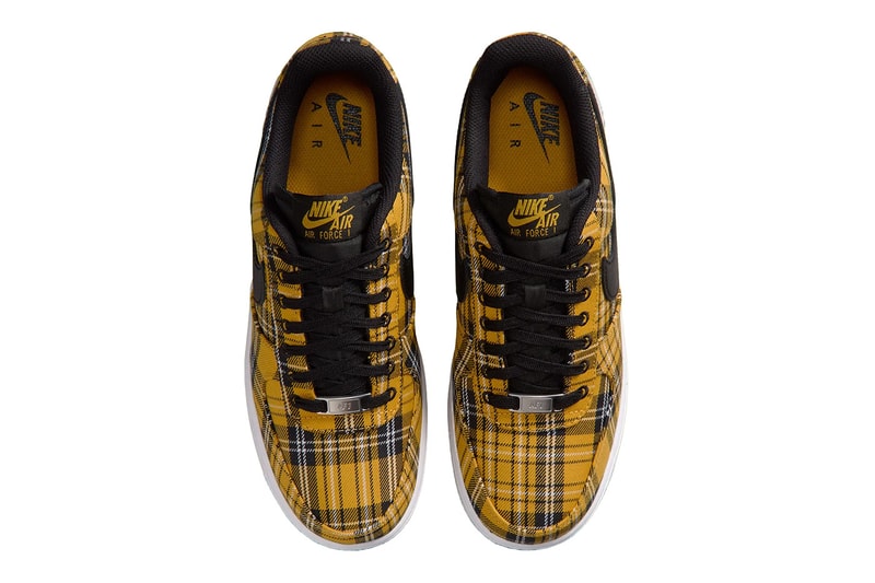 Nike Air Force 1 Low "Clueless” Yellow Plaid Multi-Color/Yellow Ochre/White/Black IR5596-900 Official Images Info