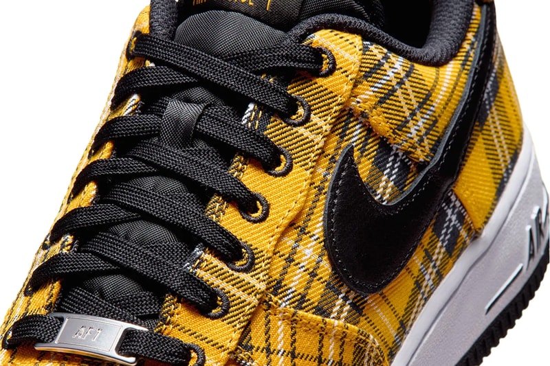 Nike Air Force 1 Low "Clueless” Yellow Plaid Multi-Color/Yellow Ochre/White/Black IR5596-900 Official Images Info