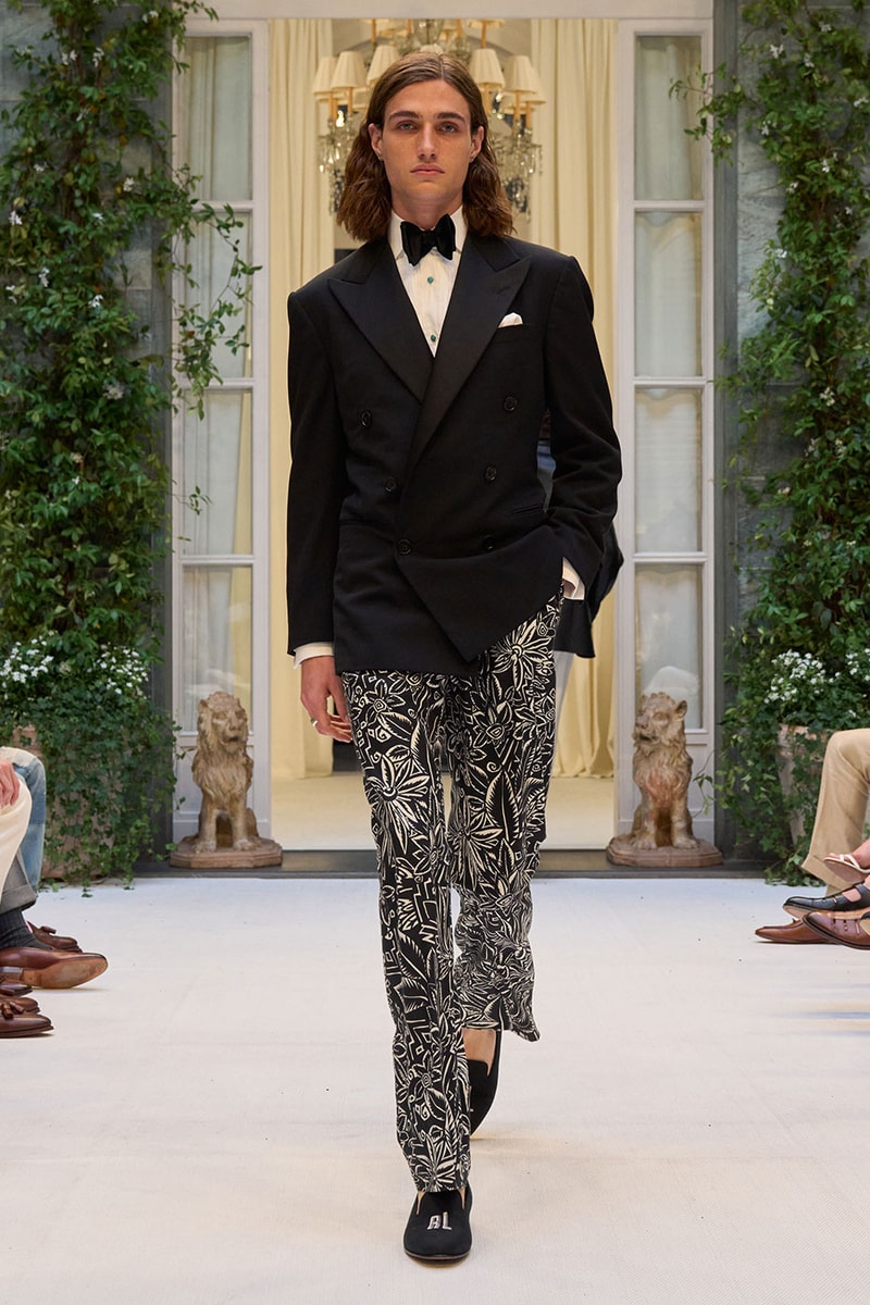 Ralph Lauren SS27 Infuses Traditional Japanese Craftsmanship Into American Luxury KUON Sashiko Craftsmanship Polo Ralph Lauren Purple Label SS27 Milan Fashion Week runway collection