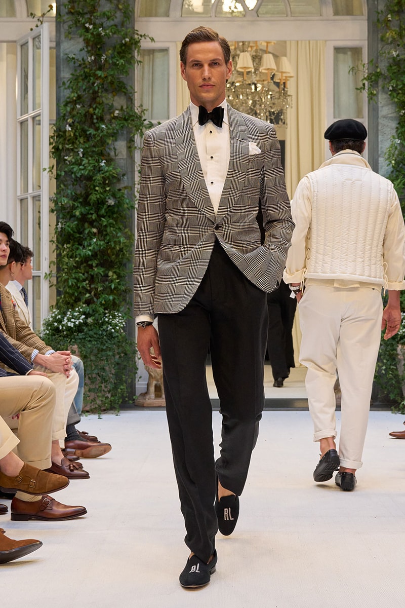 Ralph Lauren SS27 Infuses Traditional Japanese Craftsmanship Into American Luxury KUON Sashiko Craftsmanship Polo Ralph Lauren Purple Label SS27 Milan Fashion Week runway collection
