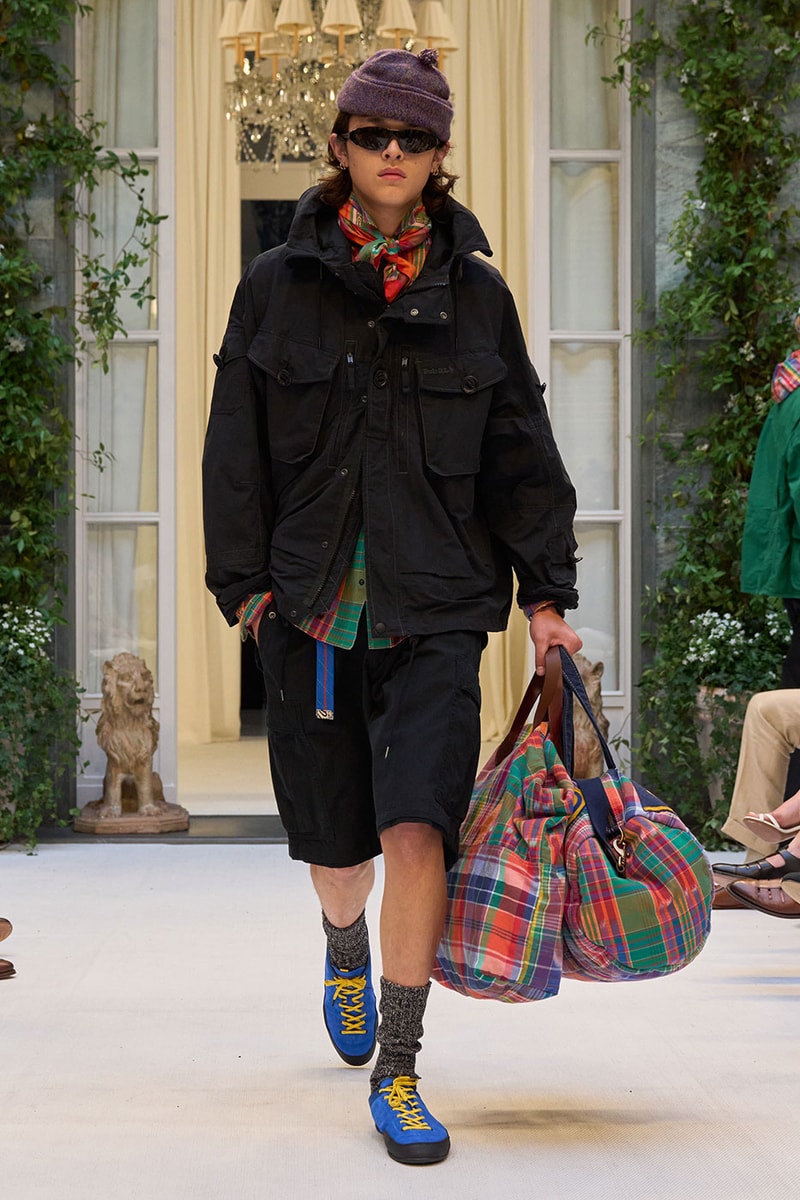 Ralph Lauren SS27 Infuses Traditional Japanese Craftsmanship Into American Luxury KUON Sashiko Craftsmanship Polo Ralph Lauren Purple Label SS27 Milan Fashion Week runway collection