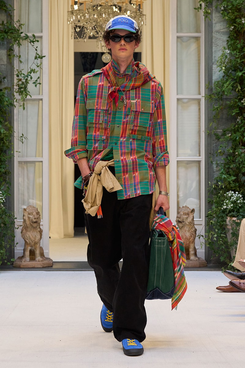 Ralph Lauren SS27 Infuses Traditional Japanese Craftsmanship Into American Luxury KUON Sashiko Craftsmanship Polo Ralph Lauren Purple Label SS27 Milan Fashion Week runway collection