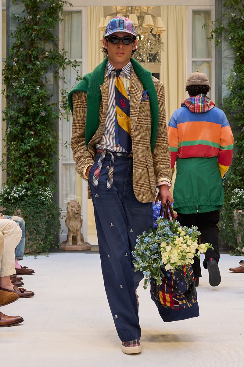 Ralph Lauren SS27 Infuses Traditional Japanese Craftsmanship Into American Luxury KUON Sashiko Craftsmanship Polo Ralph Lauren Purple Label SS27 Milan Fashion Week runway collection