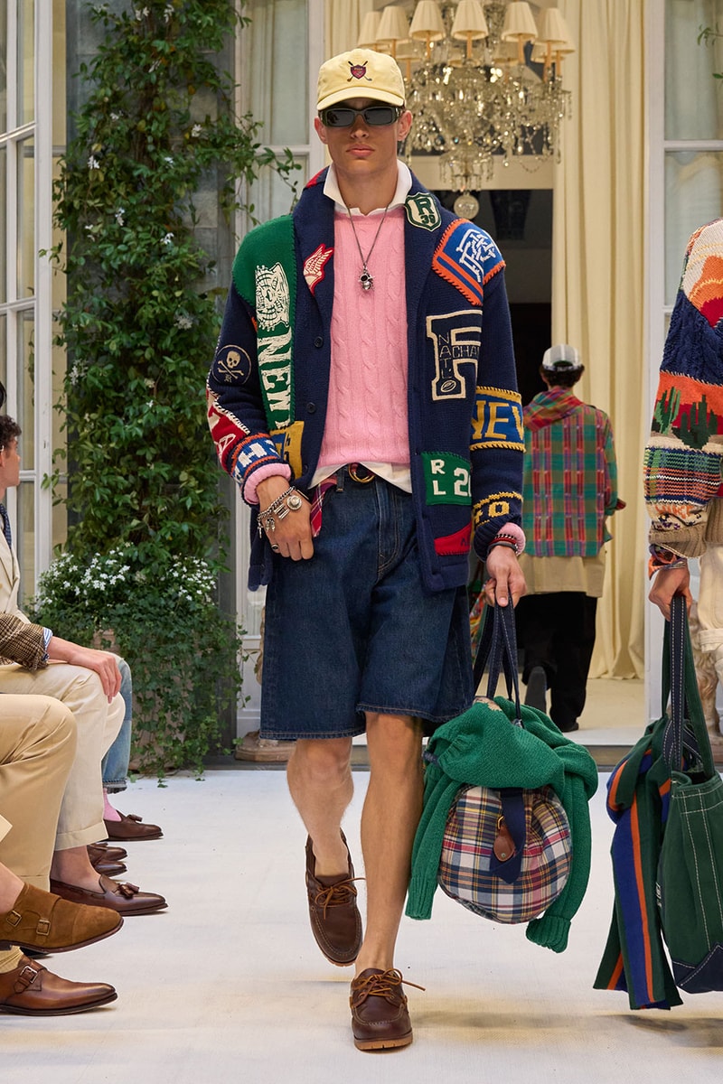 Ralph Lauren SS27 Infuses Traditional Japanese Craftsmanship Into American Luxury KUON Sashiko Craftsmanship Polo Ralph Lauren Purple Label SS27 Milan Fashion Week runway collection