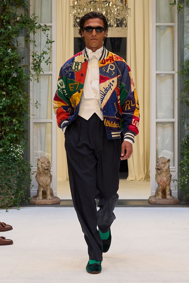 Ralph Lauren SS27 Infuses Traditional Japanese Craftsmanship Into American Luxury KUON Sashiko Craftsmanship Polo Ralph Lauren Purple Label SS27 Milan Fashion Week runway collection