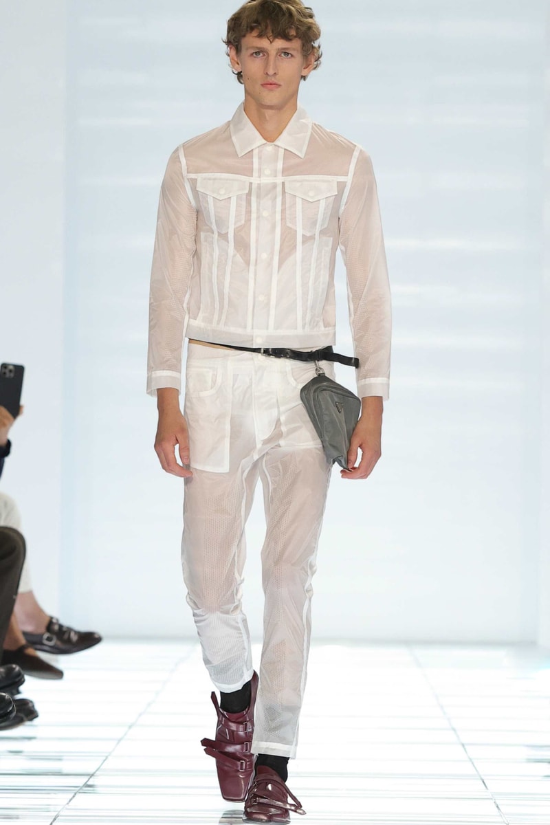 Prada Spring/Summer 2027 Menswear Runway “Clarity” Show Milan Fashion Week Miuccia Prada Raf Simons