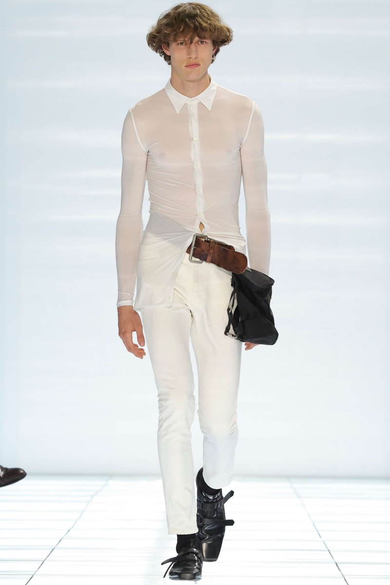 Prada Spring/Summer 2027 Menswear Runway “Clarity” Show Milan Fashion Week Miuccia Prada Raf Simons