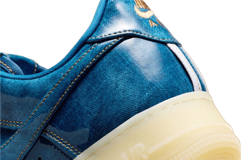 Nike Air Force 1 Low Patent Denim IM5757-400 Official Images