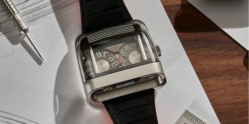 AMIDA’s New Digitrend OSII Timepiece Replaces Steel With a Full Sapphire Hood