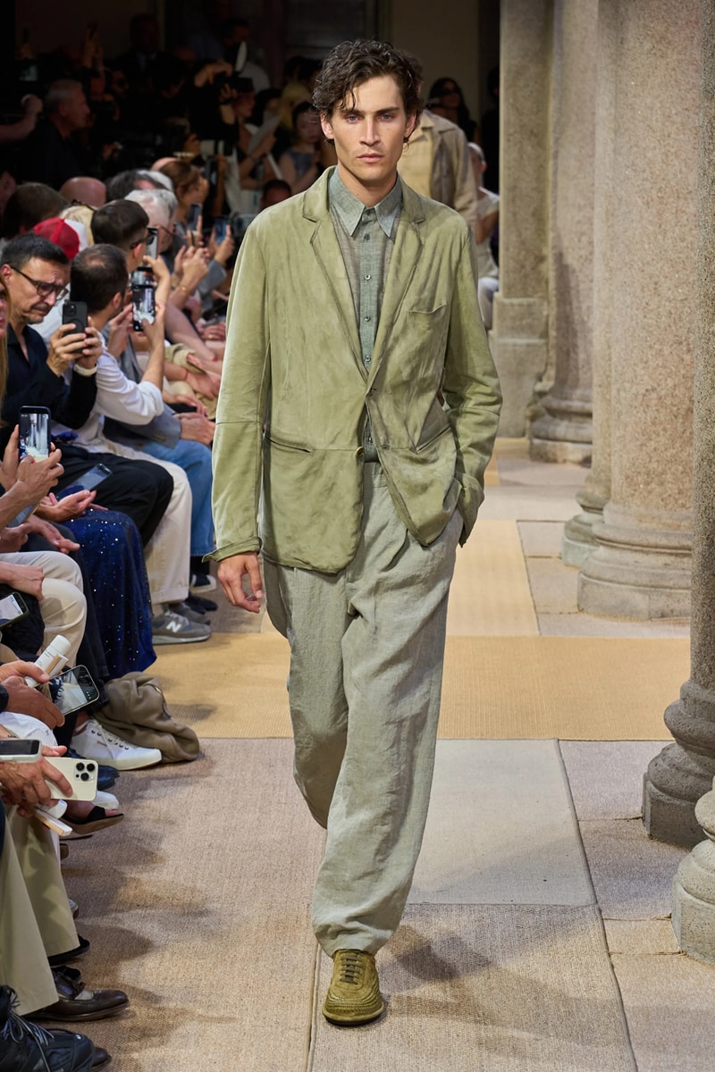 Giorgio Armani SS27 Runway Show Milan Fashion Week