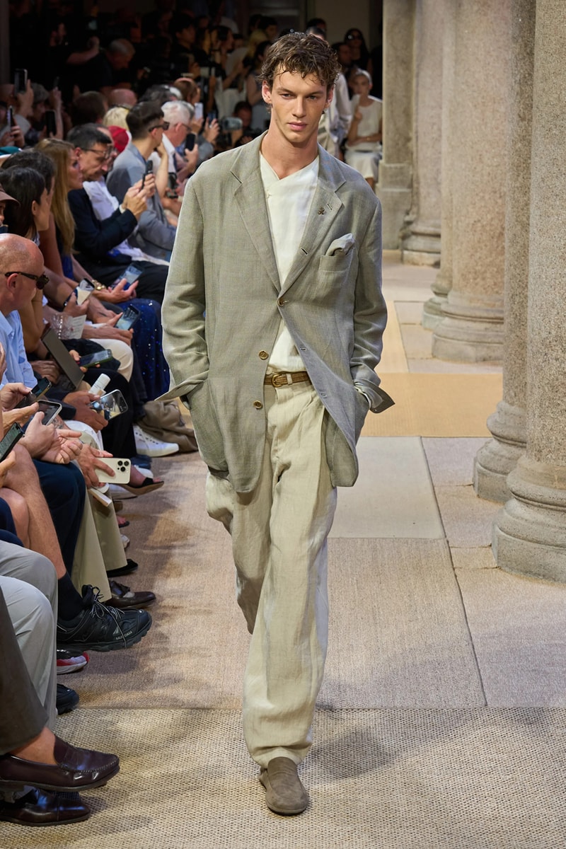 Giorgio Armani SS27 Runway Show Milan Fashion Week
