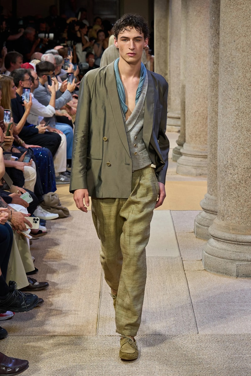 Giorgio Armani SS27 Runway Show Milan Fashion Week