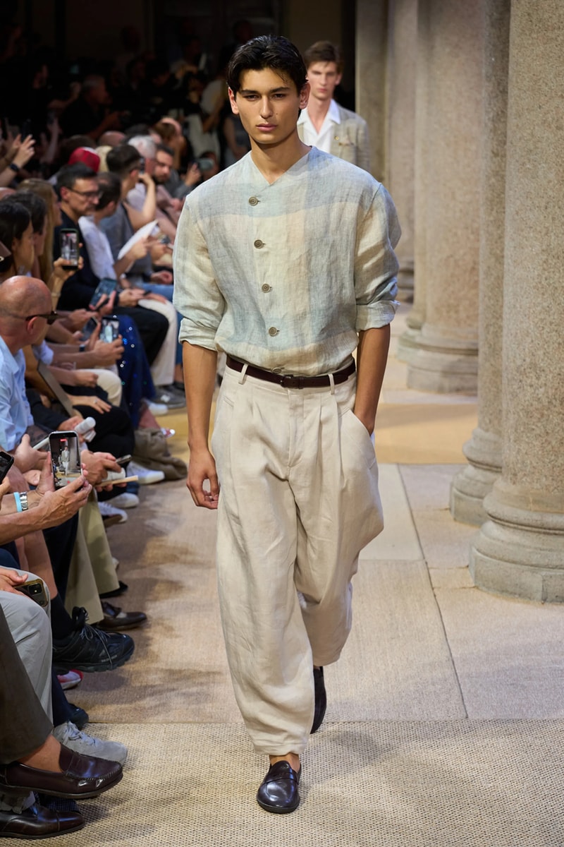 Giorgio Armani SS27 Runway Show Milan Fashion Week