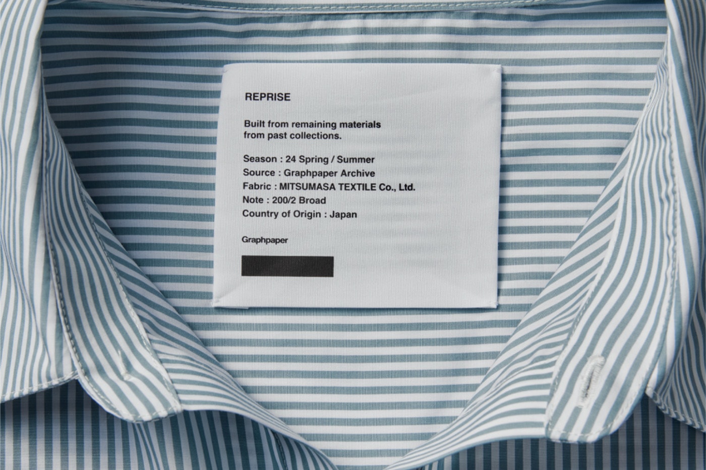 Graphpaper "REPRISE" Collection Release Info
