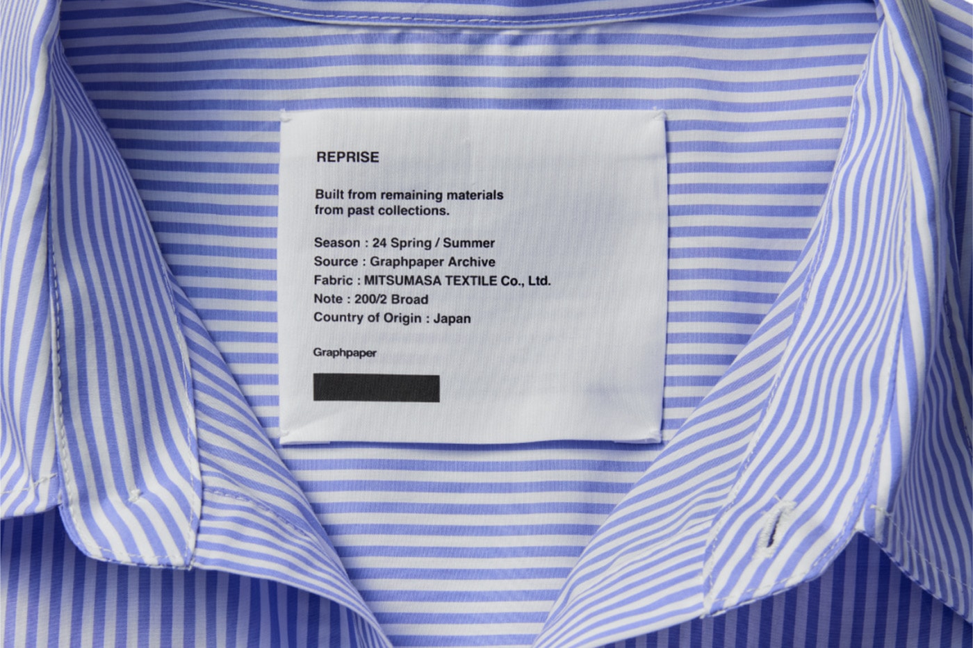 Graphpaper "REPRISE" Collection Release Info