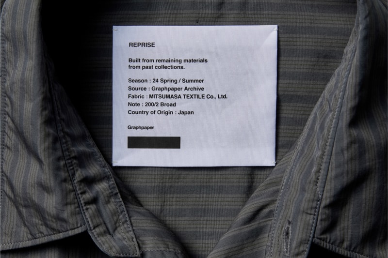 Graphpaper "REPRISE" Collection Release Info