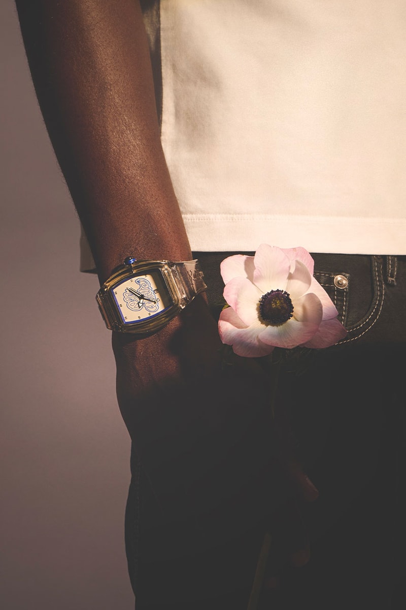 off-white watches collection time proto beat heavy duty street bling after hours pave crossed arrows timepiece transparent design luxury bracelet