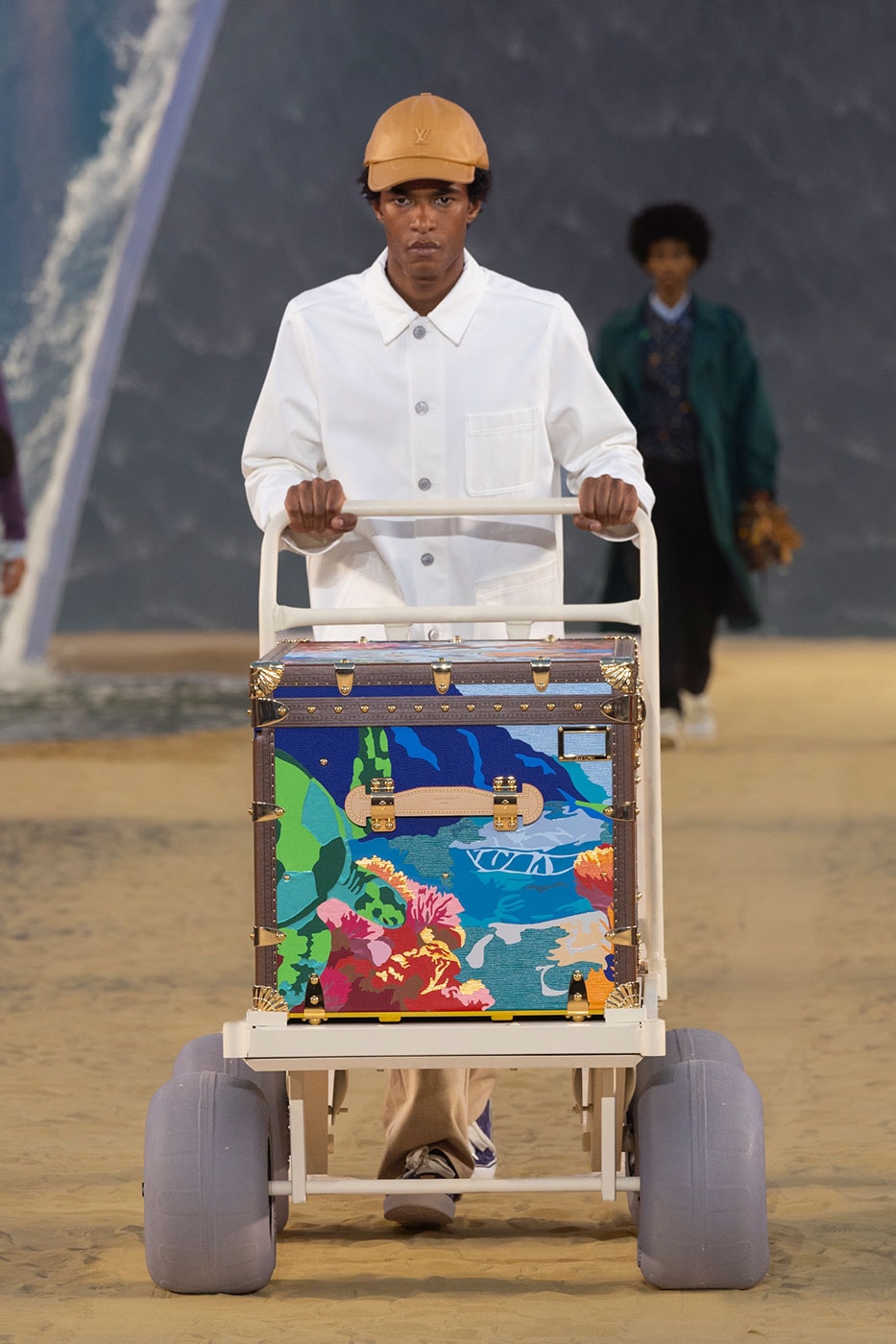 Pharrell Presents the Surfer-Coded Dandy Experience For Louis Vuitton SS27 paris fashion week spring summer 2027