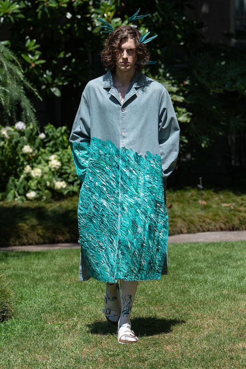 SHINYAKOZUKA Spring/Summer 2027 Collection Runway Show Milan Fashion Week Shinya Kozuka Collaborations Dickies Oofos Lee Kijima Takayuki Stephen Jones Tsuchiya Kaban