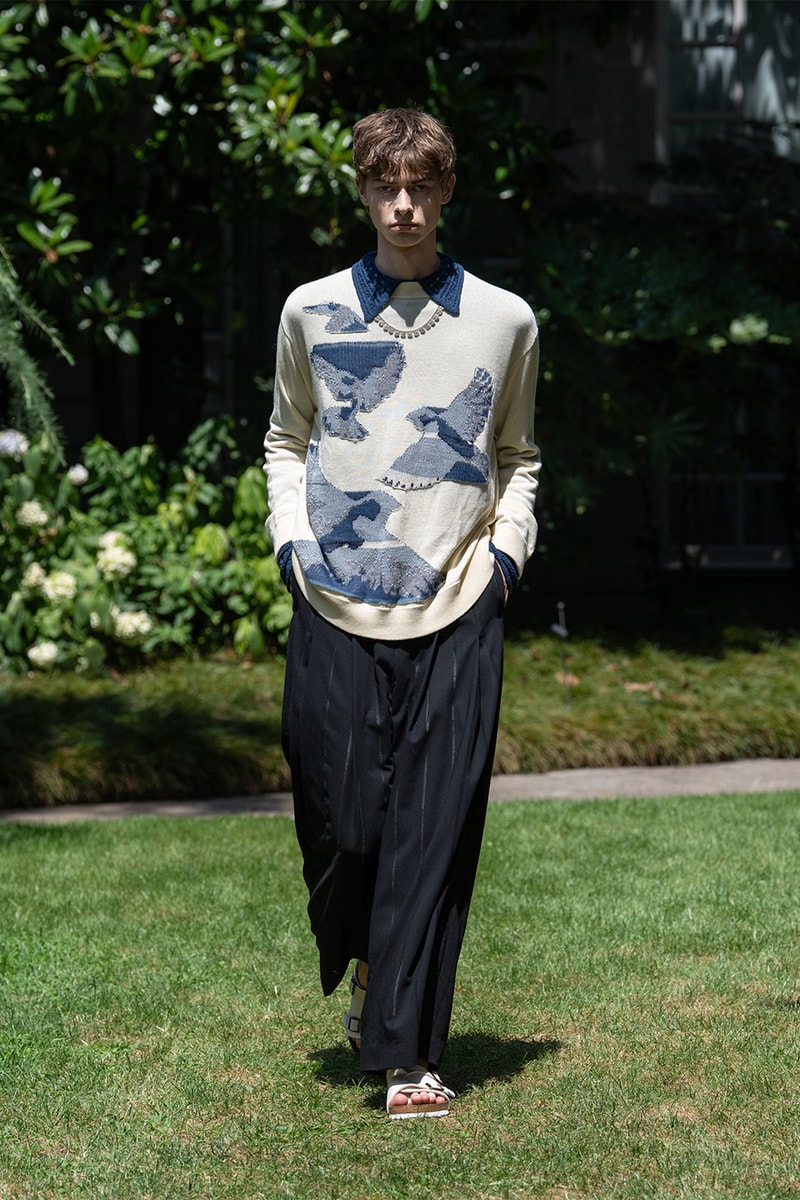 SHINYAKOZUKA Spring/Summer 2027 Collection Runway Show Milan Fashion Week Shinya Kozuka Collaborations Dickies Oofos Lee Kijima Takayuki Stephen Jones Tsuchiya Kaban