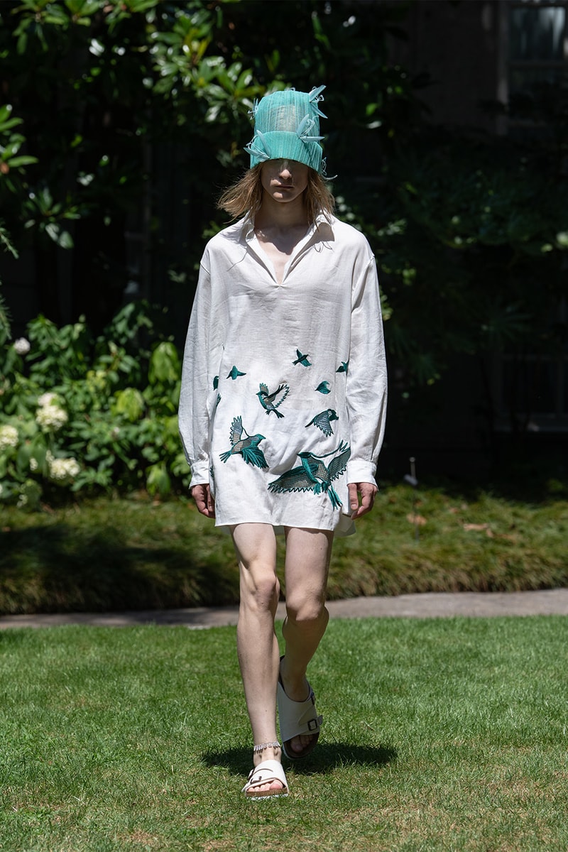 SHINYAKOZUKA Spring/Summer 2027 Collection Runway Show Milan Fashion Week Shinya Kozuka Collaborations Dickies Oofos Lee Kijima Takayuki Stephen Jones Tsuchiya Kaban