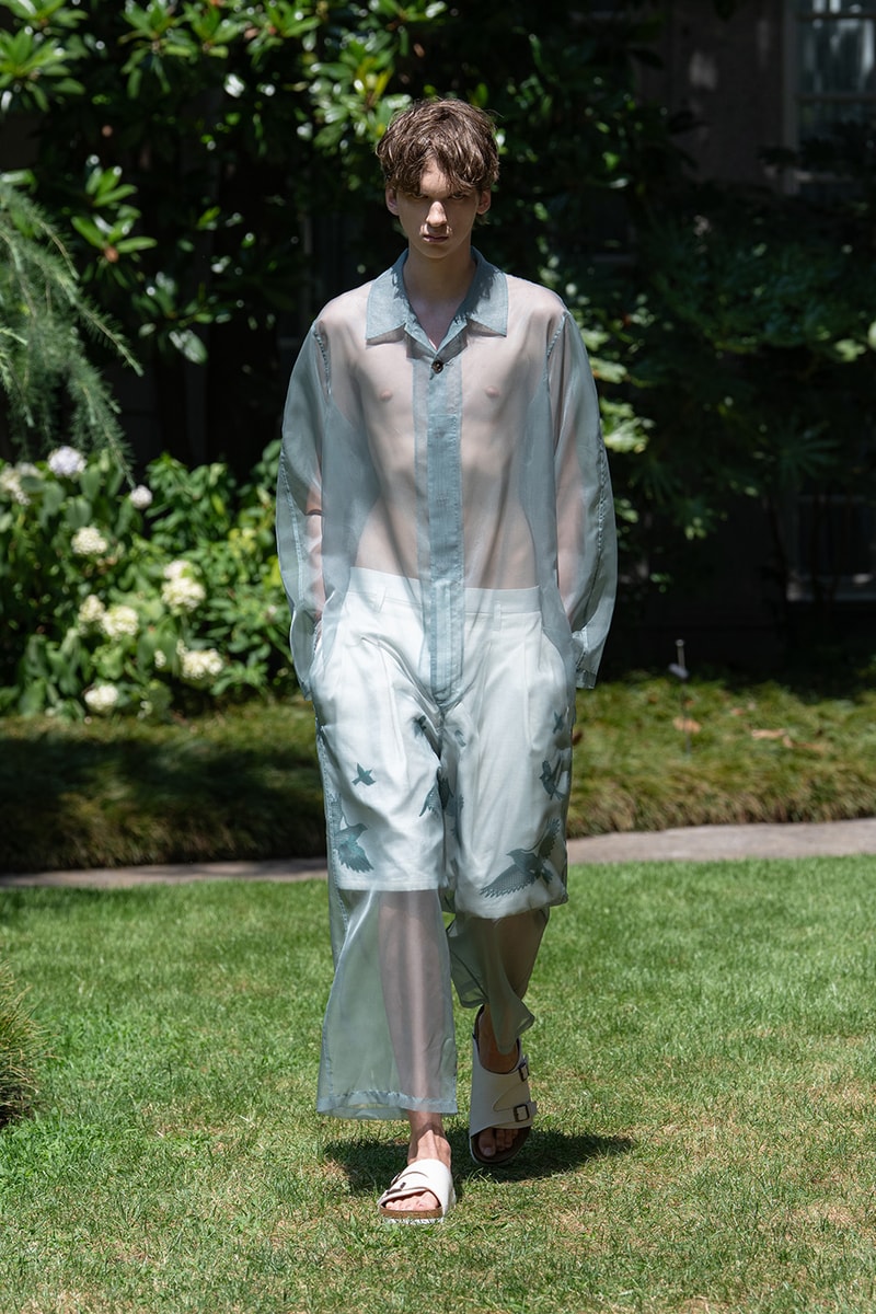 SHINYAKOZUKA Spring/Summer 2027 Collection Runway Show Milan Fashion Week Shinya Kozuka Collaborations Dickies Oofos Lee Kijima Takayuki Stephen Jones Tsuchiya Kaban