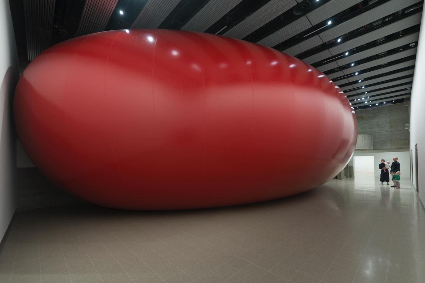 Anish Kapoor All of Nothing 2026 PVC inflatable installation at Hayward Gallery London