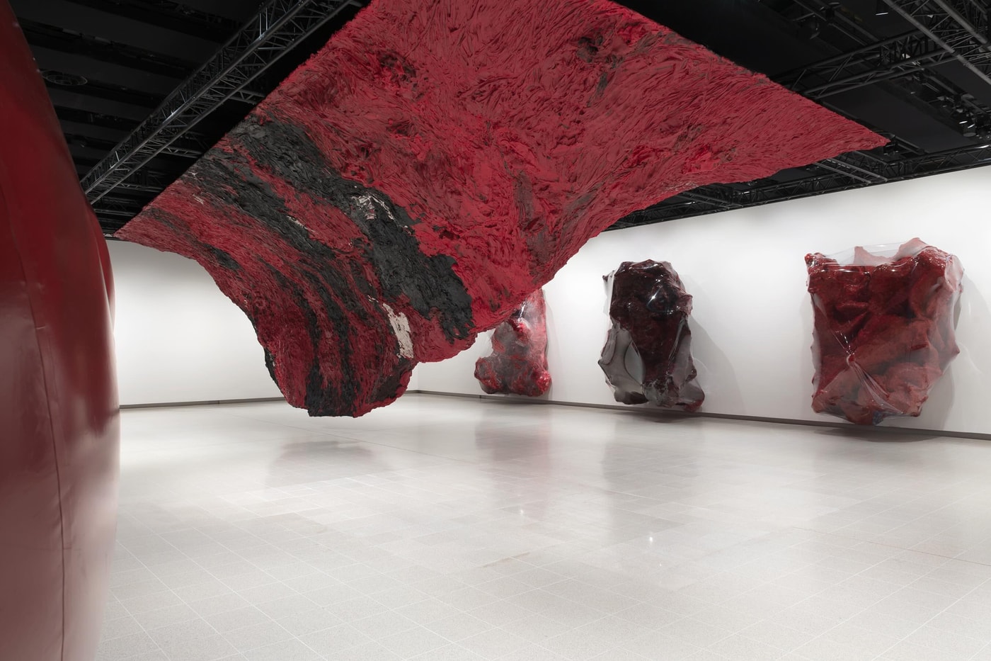 Anish Kapoor Vantablack void works at Hayward Gallery 2026 installation view
