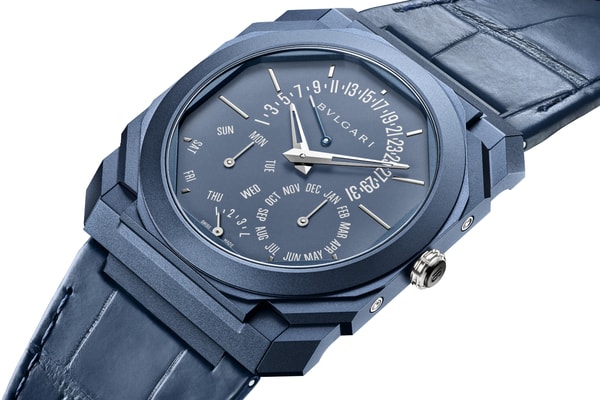 BVLGARI Octo Finissimo Perpetual Calendar 104262 Movement BLue PVD Info
