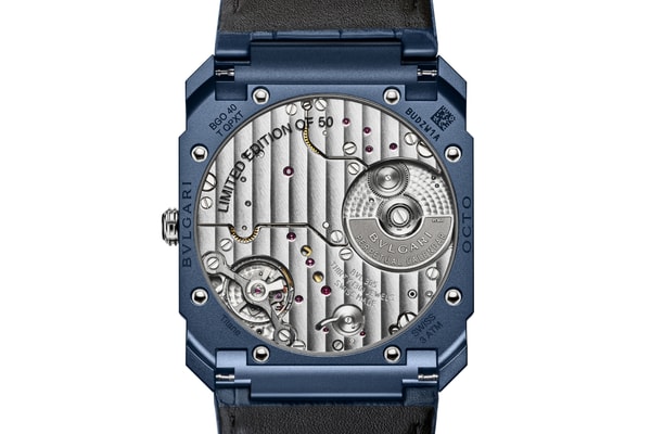 BVLGARI Octo Finissimo Perpetual Calendar 104262 Movement BLue PVD Info