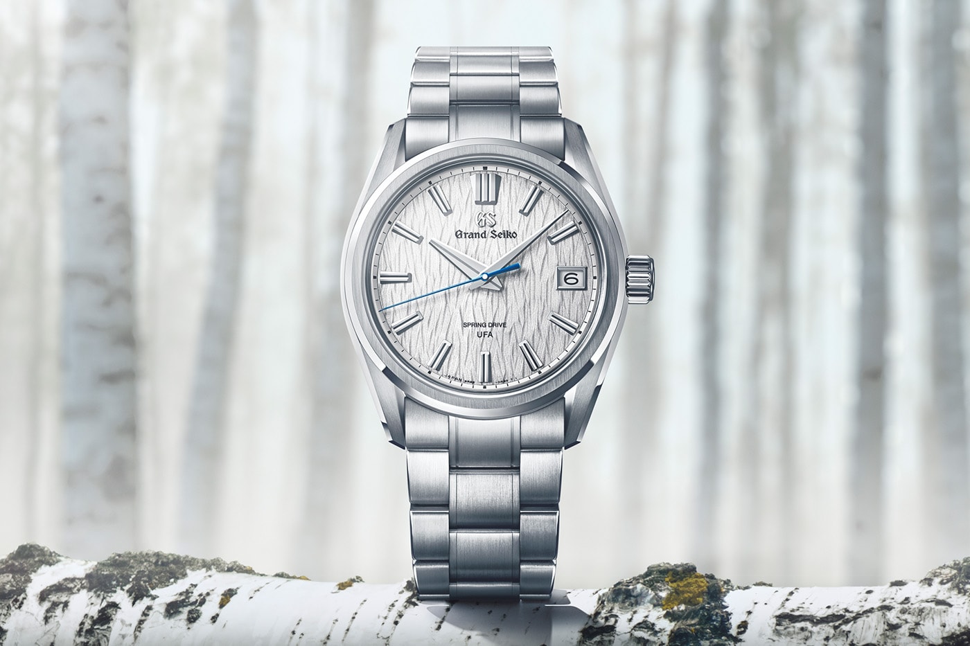 Grand Seiko Kodawari Evolution 9 Collection ”Night Lake” Spring Drive UFA SLGB007 Grand Seiko ‘Lake Suwa’ Spring Drive UFA  40mm 37mm SLGB013 SLGB015 ”White Birch” & “Atera Valley” Spring Drive UFA SLGB009 SLGB011 “Night Birch” Hi-Beat SLGH029 “White Birch” & “Green Birch” Hi-Beat:  SLGH031, SLGH033 “Genbi Valley” Hi -Beat SLGH035
