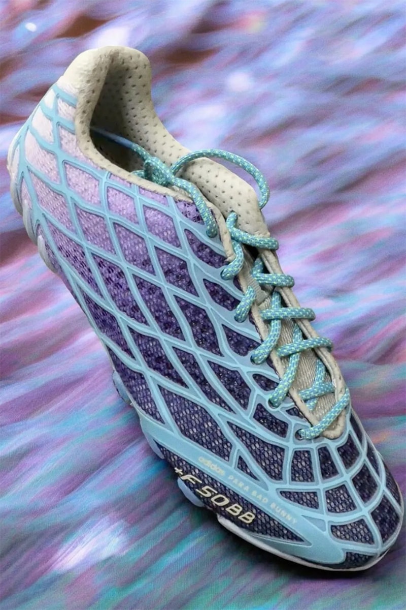 Bad Bunny x adidas F50 Ghost Sprint “Dark Marine” Closer Look KI7711 Release Info