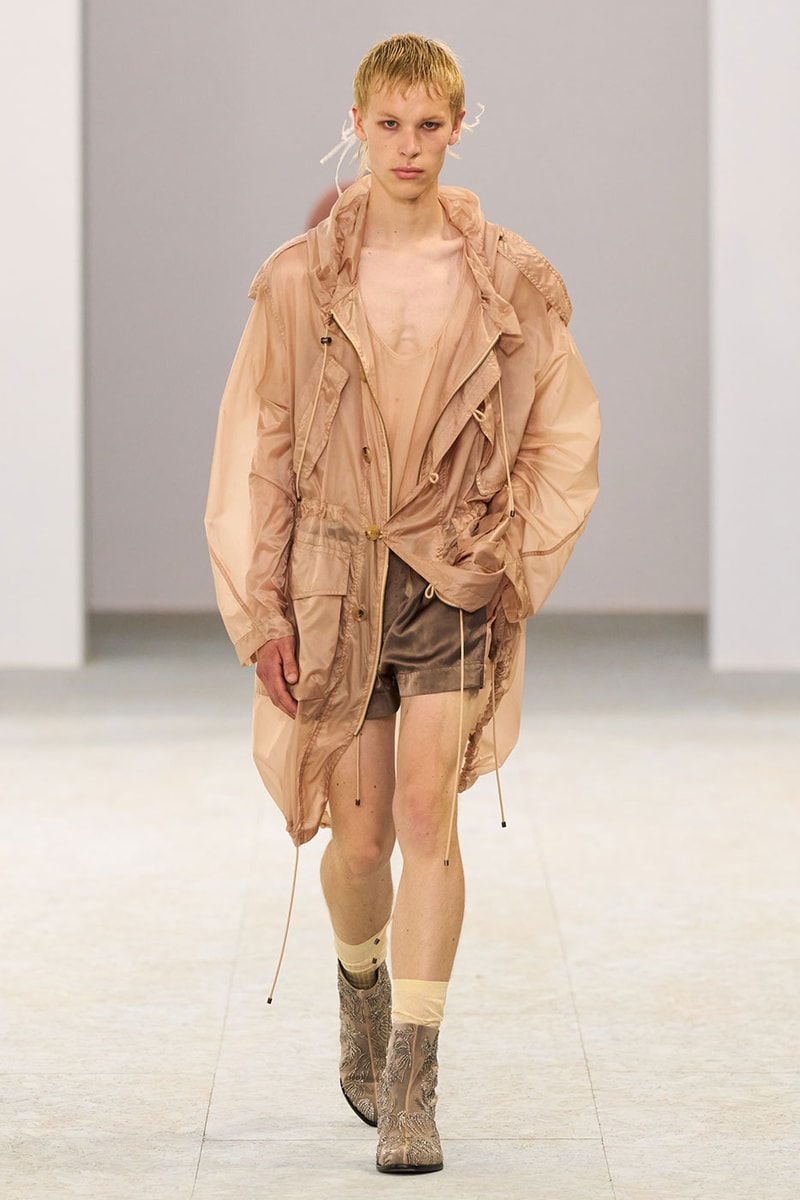 Dries Van Noten SS27 Paris Fashion Week Runway Collection Julian Klausner Dries Van Noten Men’s SS27 Embraces the Sensual, Dreamlike Fluidity of Nature