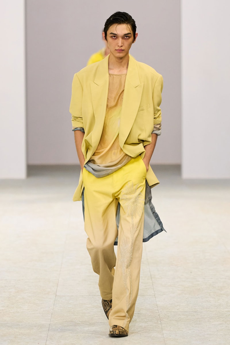 Dries Van Noten SS27 Paris Fashion Week Runway Collection Julian Klausner Dries Van Noten Men’s SS27 Embraces the Sensual, Dreamlike Fluidity of Nature