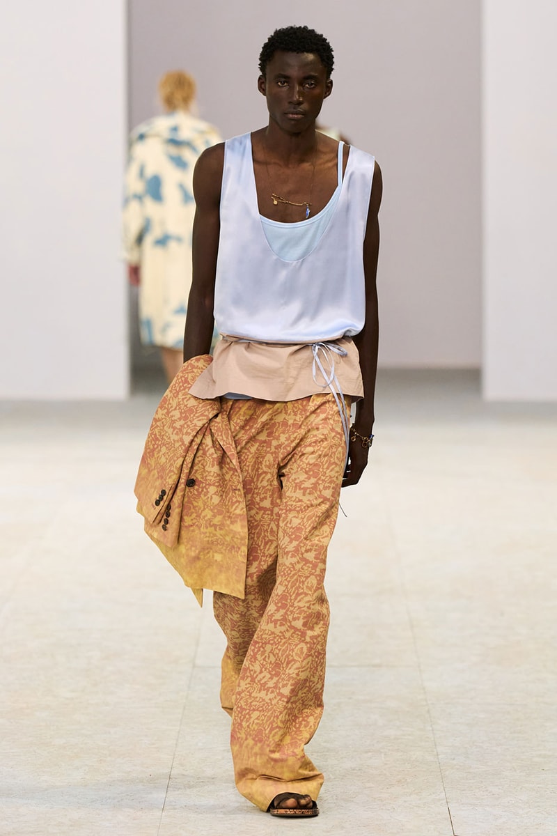 Dries Van Noten SS27 Paris Fashion Week Runway Collection Julian Klausner Dries Van Noten Men’s SS27 Embraces the Sensual, Dreamlike Fluidity of Nature