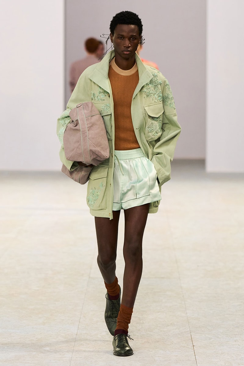 Dries Van Noten SS27 Paris Fashion Week Runway Collection Julian Klausner Dries Van Noten Men’s SS27 Embraces the Sensual, Dreamlike Fluidity of Nature